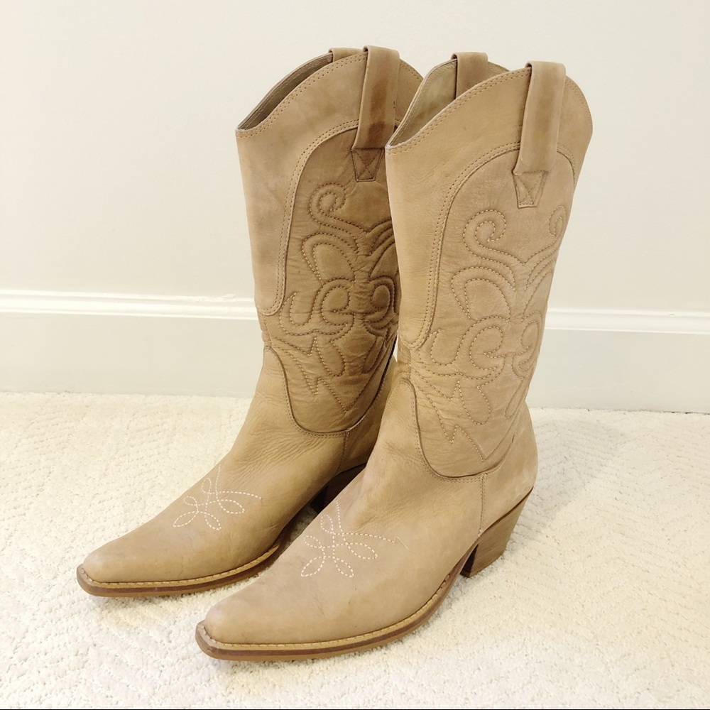Penny ❤️ Kenny Brown Leather Western Boots